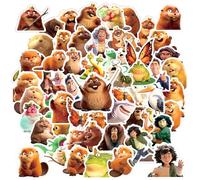 60 calcomanías de Disney Pixar Hoppers para niños, calcomanías de vinilo impermeables de dibujos animados para adolescentes, botella de agua, monopatín, cuaderno, teléfono, guitarra, bicicleta, casco