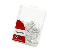 60 chinchetas redondas transparentes planas de corcho para tablón de anuncios decorativos para mostrar imágenes, notas, pósteres, tableros de corcho, mapas