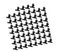 60 clips para documentos de cola larga de 22 mm con agarre reforzado, color | Clip de bisagra de acero resistente con agarre reforzado para sujetar papel de forma segura, organización de recibos de