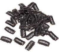 60 clips para peluca, clips de metal, clips de metal en forma de U, extensiones de peluca para extensiones de cabello y tramas