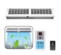 60~150cm Cortina De Aire Industrial Comercial, Cortina De Aire Interior Súper Poderosa, 2 Velocidades, Para Puertas Y Ventanas Anti-Moscas, Fácil De Instalar (Size : 60cm)