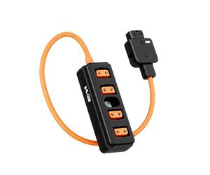 60 Cm D Cable Divisor Grifo 1 Macho A 4 Compatibilitas Puerto Ancho Equipo Fuente Alimentación Batería