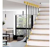 60 cm ils para escaleras | Barandilla interior il kit | tabique barandilla del ático | Techo colgando escalera pasamanos | Elegante solución de seguridad escalera