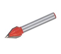60 ° CNC Grabado V Groove Bits Router 3D 6x10mm 1/4 "Shank Carpintería Herramienta de Corte de Cuchillo de Talla