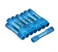 60 conectores de tubo termorretráctil, conectores de cable de crimpado amarillo/rojo/azul para cableado eléctrico, sellado impermeable, terminales internos de cobre, uso automotriz y electrodoméstico