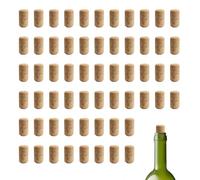 60 corchos sencillos para manualidades, 21 x 38 mm, corchos de vino, corchos para manualidades, corchos para botellas, corchos para diferentes botellas de vino y decoraciones de bricolaje