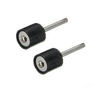 60 correas de lijado de grano 80 de 12,5 mm x 12,5 mm para herramienta giratoria con 2 mandriles de goma, compatibles con Dremel 4000 3000 8200 y otros 1,27 cm