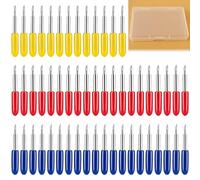60 cuchillas de corte fino, cuchillas de repuesto para Cricut, cuchillas de trazador de corte 30°/45°/60°, cuchillo de grabado Roland, cuchillas de corte para cuchillas de trazador de corte Cricut