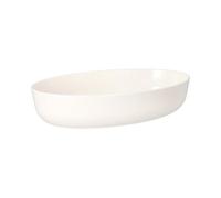 60 cuencos reutilizables ovalados 1600 ml 6 cm x 16,5 cm x 26 cm blanco 'Cella'