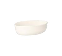 60 cuencos reutilizables ovalados, 450 ml, 5 cm x 10,5 cm x 15,5 cm, color blanco 'Cella'