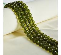 60 cuentas redondas de peridoto de 6 mm para hacer joyas