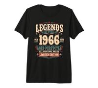 60 Cumpleaños Hombre Regalo Vintage Año 1966 Camiseta Premium