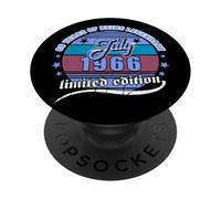 60 cumpleaños Julio 1966 Vendimia 60 años Legendary PopSockets PopGrip Adhesivo