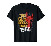 60 cumpleaños Nacido en Guy Rocks Desde 1966 Camiseta