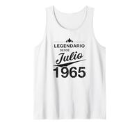 60 cumpleaños Nacido en Julio de 1965 Vintage 60 años Camiseta sin Mangas