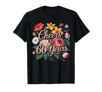 60 cumpleaños para Mujer 60 años Sesenta Divertido 60 cumpleaños Camiseta