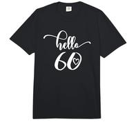 60 cumpleaños para Mujeres, Hola 60, Sesenta, 60 años Lindo Comfort Colors Adult Heavyweight T-Shirt
