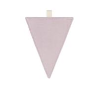 Elemento de guirnalda con banderines morados: decoración para la habitación infantil