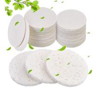 60 esponjas faciales para esteticistas, esponja facial comprimida, esponja de limpieza natural para limpieza facial, eliminación de maquillaje