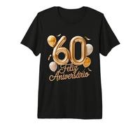 60 Feliz Cumpleaños Portugal Feliz Cumpleaños Portugués Camiseta Premium