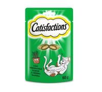 60 g Catisfactions Bocaditos de Hierba Gatera para gatos