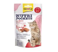 60 g GimCat Bocaditos Nutri Pockets Buey para gatos