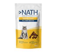 60 g Nath Pillow Snacks Skin&Coat Bocaditos para gatos