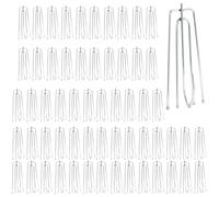 60 ganchos de metal para cortinas, ganchos de metal para cortinas, plisados, ventanas, puertas y cortinas de ducha