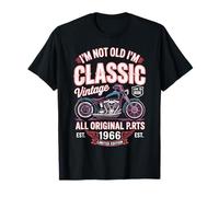60. Geburtstag Mann Geschenk Motorrad Motorradfahrer 1966 Camiseta