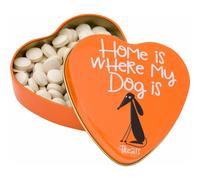 60 gr lata de corazones home is where my dog is candy