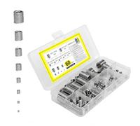 60 Helicoil Insertos de Roscas, Insertos de Tuercas Reductor de Rosca | Manguito de Reparación de Tuercas Reductoras, Inserto Roscado Autorroscante de Acero Inox, M3 M4 M5 M6 M8 M10 M12