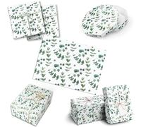 60 Hojas de Papel de Seda de Eucalipto,50 x 35 cm Papel de Seda Verdes