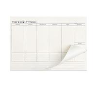 60 Hojas Planeador Semanal, 24,5 x 17,5 cm Organizadora Agenda Weekly Planner Planificador para La Organización para Oficina Escuela Familiar