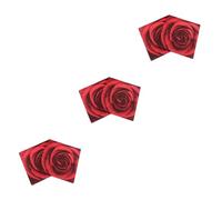 60 Hojas Servilleta De Fiesta Decoración Servilleta De Boda Toallas De Papel a Granel Por Caja s De Bebidas De Flor De Rosa Tejidos De Boda Rojo GRIRIW