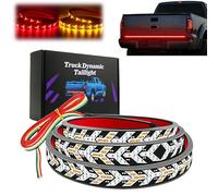 60 Inch Truck Tailgate LED Strip Light Bar, Signal Brake Reverse & Strobe, Dual-Color High-Output with 432 LED Triple-Row Lights, Weatherproof Arrow Design for Cars and Trucks (A,40 in/1m)