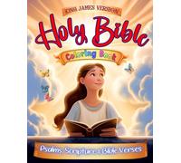 60 KJV Holy Bible Large Print Coloring Pages | Illustrated Psalms, Scripture & Bible Verses | 3-Part Series (Vol I) | Interactive Bible Study Quotes | ... | Jesus Coloring Book (KJV Bible Series)