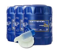 60 L 3x 20 Litros MANNOL Aceite Cadena Mineral Lubricante Motosierra