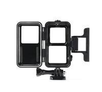 60 m/197 pies resistente al agua para caso de buceo para carcasa adaptador de carcasa protectora transparente para cámara de acción 2 accesorios