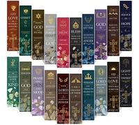 60 marcapáginas con versículos de la Biblia con crucifijo, marcador de libro de las Escrituras cristianas, oración religiosa, bíblica, cita inspiradora, marcapáginas para hombres y mujeres