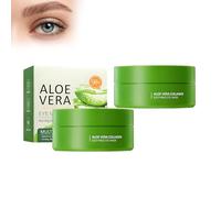 60 mascarillas de colágeno de aloe vera, almohadillas hidratantes intensivas contra ojeras y bolsas de los ojos, reduce la hinchazón y las arrugas, para un contorno de ojos fresco y radiante