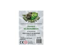 60 micras standard sleeve 66x91 funda transparente 55 ud the big turtl