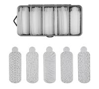 60 moldes de silicona reutilizables dobles para crear alivio en la extensión