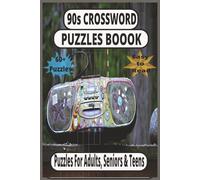 60+ nostalgic 90s crosswords: family-friendly, easy-to-read puzzles for adults & teens