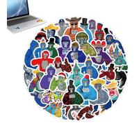 60 Pack Stickers Waterproof PVC Vinyl Decals for Laptop
