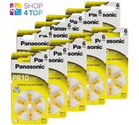 60 Panasonic Tamaño 10 Pr70 Pilas Audífono 1.4V Zinc Aire Sin Mercurio 20