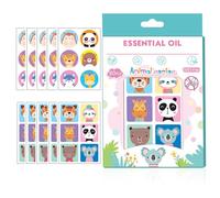 60 Parches Antimosquitos con Diseño Infantil, Repelente de Mosquitos Niños de Dibujos Animados, Protección Familiar Contra Mosquitos - Ideal para Acampadas, Senderismo y Aire Libre (Animales)
