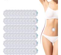 60 parches de aceite de ricino, para ombligo, aceite de ricino, para ombligo, aceite de ricino, para ombligo, aceite de ricino, paquete de envoltura para el ombligo, sin lavado (aceite no incluido)