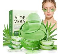 60 Parches Ojos Bolsas y Ojeras,Eye Patches Hidratantes con Aloe Vera y Colágeno,Parches Contorno de Ojos Anti Ojeras Mujer y Hombre,Máscara Ojos Suave y Reafirmante,80g