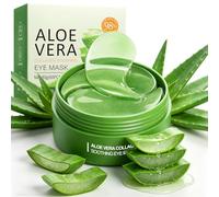 60 Parches Ojos Hidrogel con Aloe Vera y Colágeno, Eye Patches Hidratantes, Parches Ojos Bolsas y Ojeras, Reduce Hinchazón y Líneas Finas, Mascarilla Contorno de Ojos para Hombre y Mujer