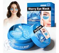 60 Parches para el Contorno de Ojos con Ácido Hialurónico y Colágeno - Parches de Hidrogel Refrescantes contra Ojeras, Bolsas & Arrugas - Tratamiento Anti-Edad Hidratante para el Contorno de Ojos